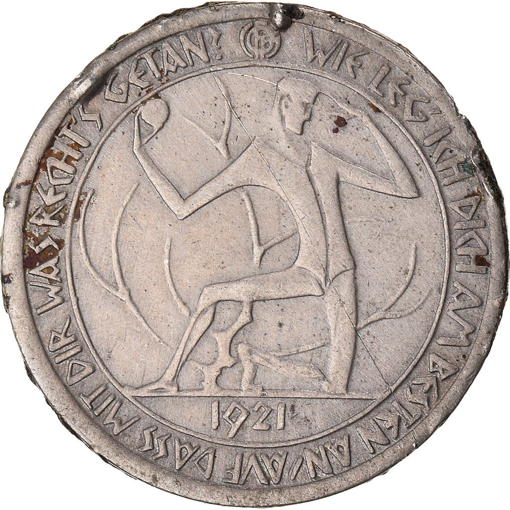 Münze, Deutschland, 10 Pfennig, 1921