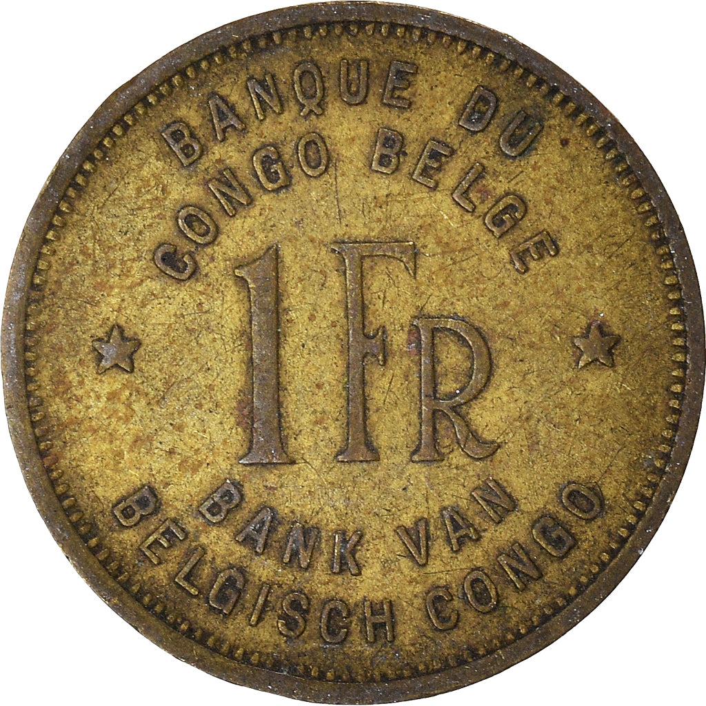 Coin, Belgian Congo, Franc, 1949