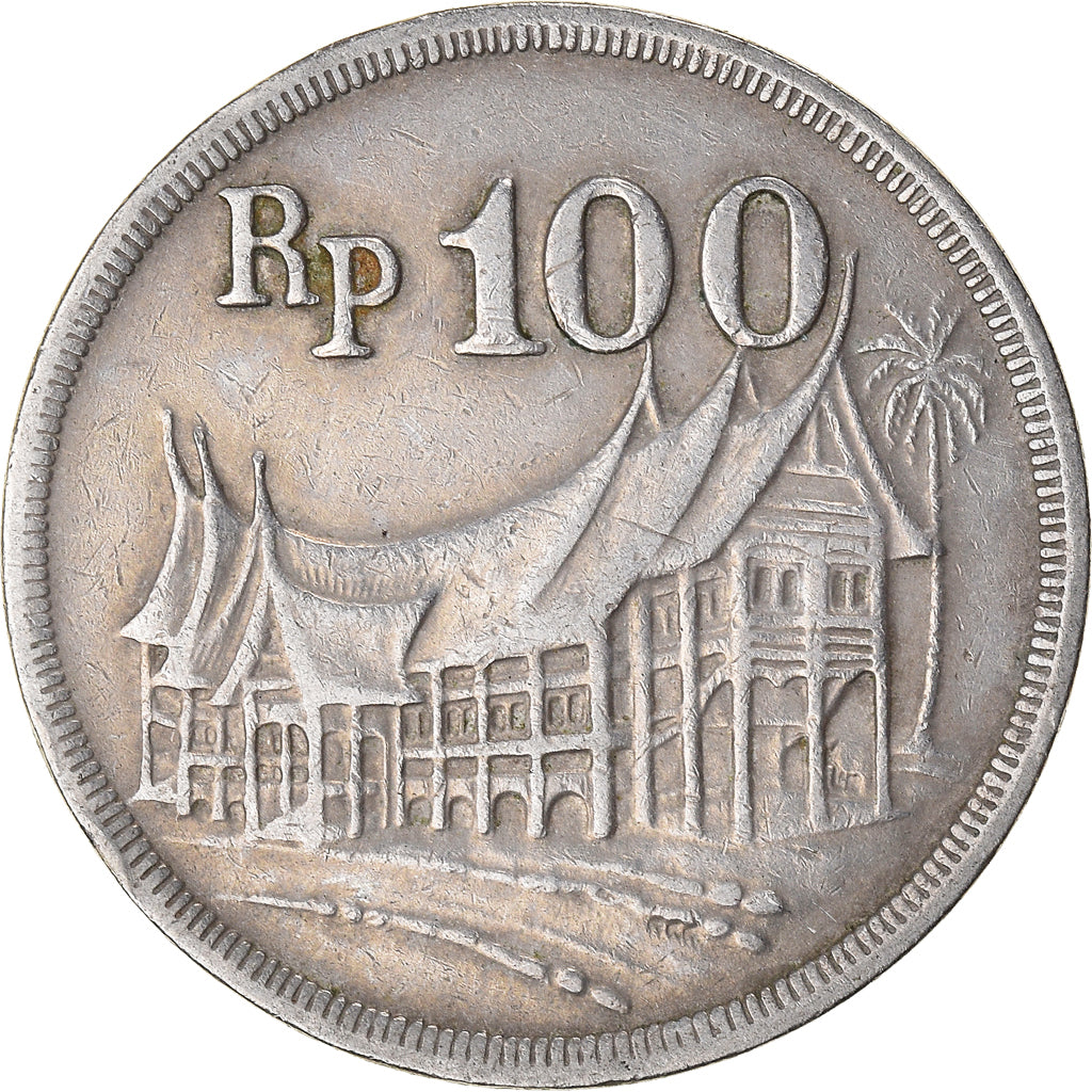 Munten, Indonesië, 100 Rupiah, 1973