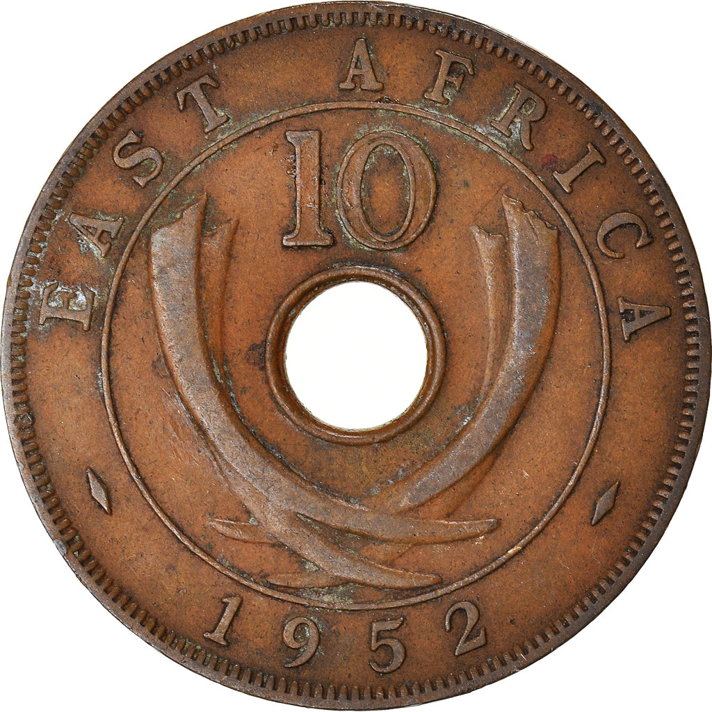 Coin, EAST AFRICA, 10 Cents, 1952