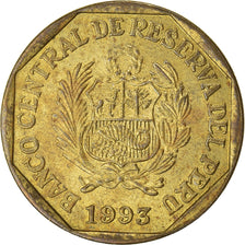 Moneda, Perú, 20 Centimos, 1993