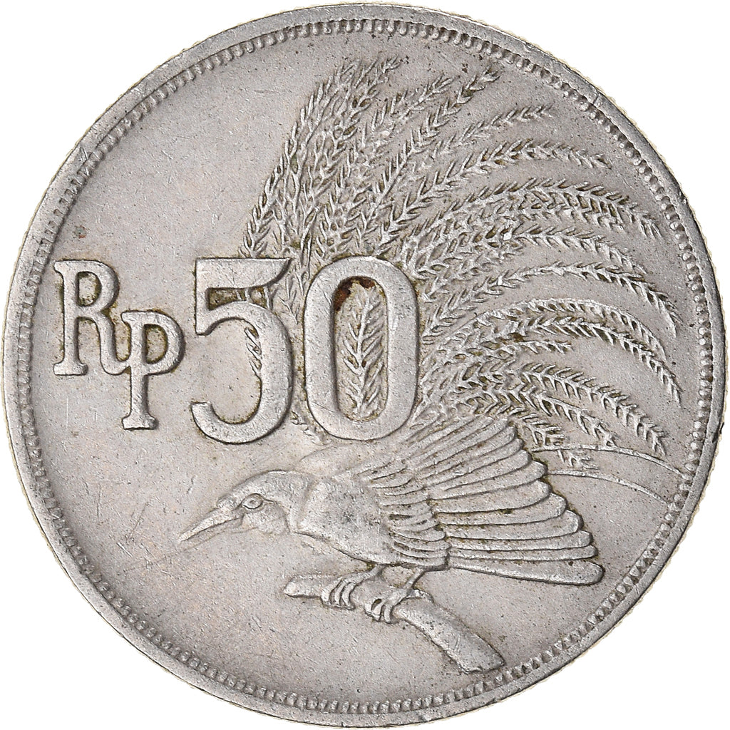 Munten, Indonesië, 50 Rupiah, 1971