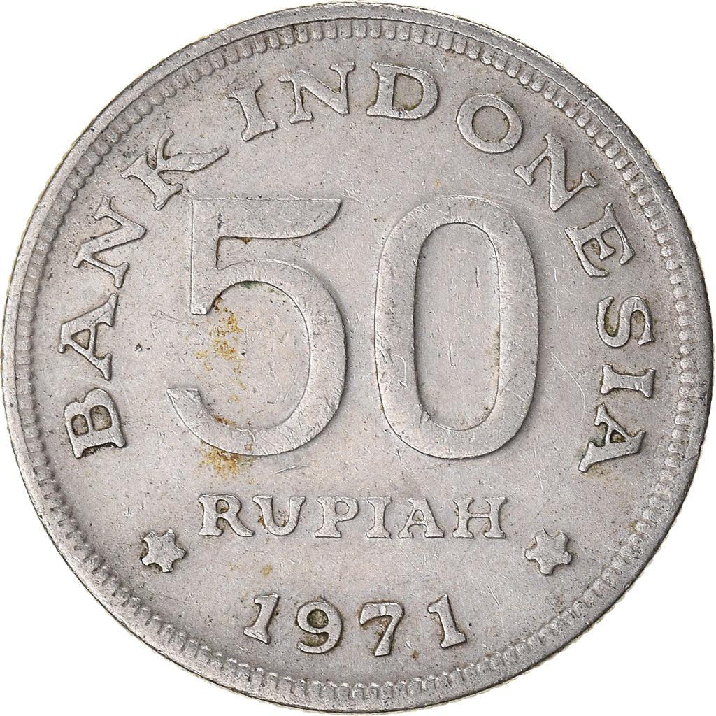 Munten, Indonesië, 50 Rupiah, 1971