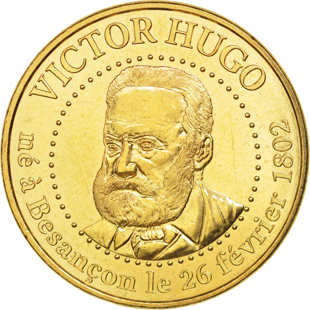 Frankreich, Tourist Token, 25/ Victor Hugo - Besançon, 2013, Monnaie de Paris