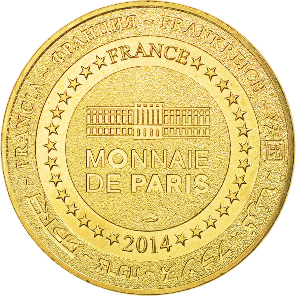 France, Tourist Token, 25/ Château de Joux, 2014, Monnaie de Paris