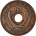 Moneta, AFRYKA WSCHODNIA, 10 Cents, 1922