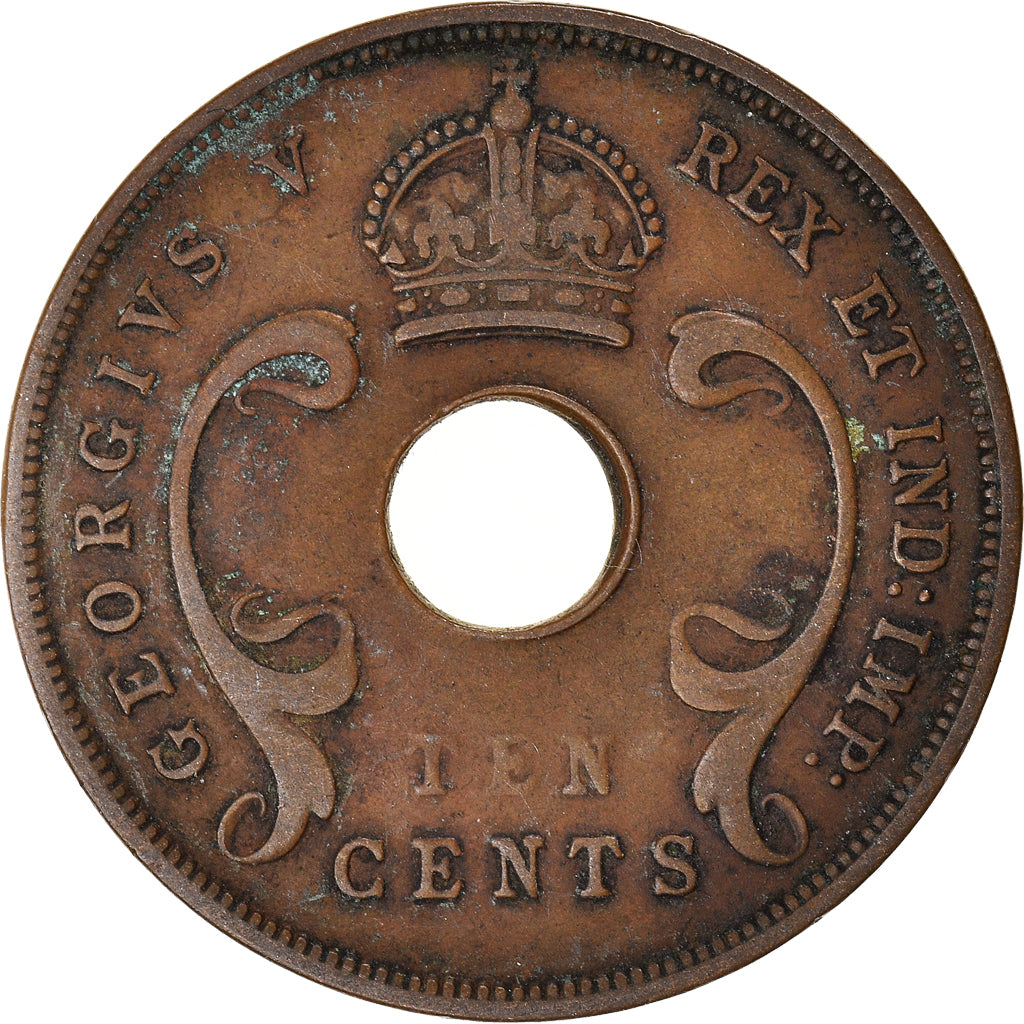 Moneta, AFRYKA WSCHODNIA, 10 Cents, 1922