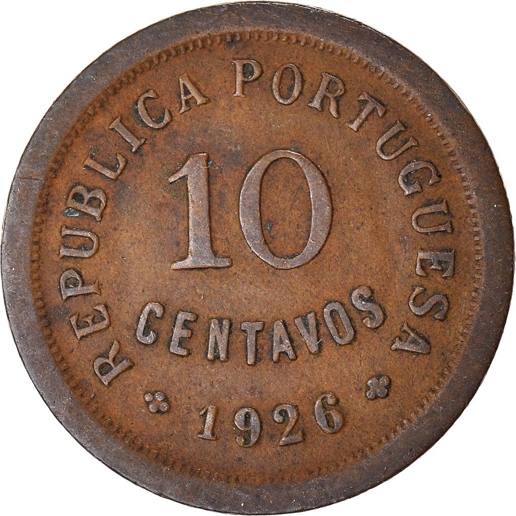 Moneta, Portogallo, 10 Centavos, 1926