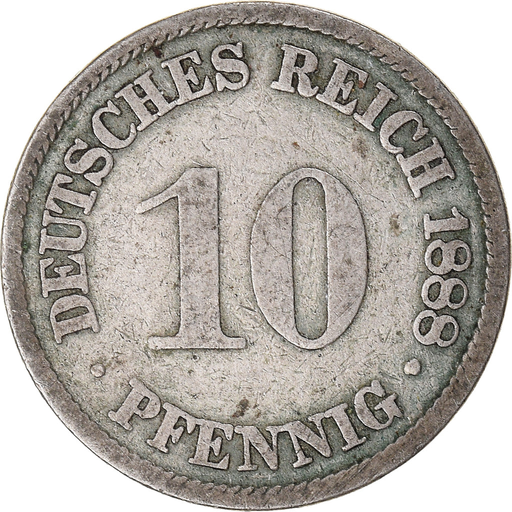 Coin, GERMANY - EMPIRE, 10 Pfennig, 1888