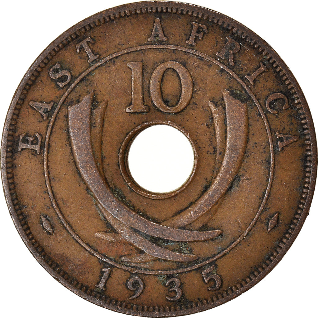 Moneta, AFRICA ORIENTALE, 10 Cents, 1935