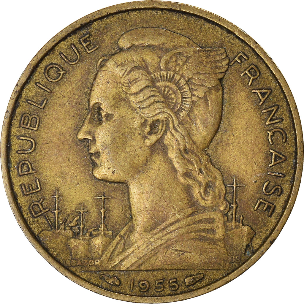 Moneda, Francia, 20 Francs, 1955