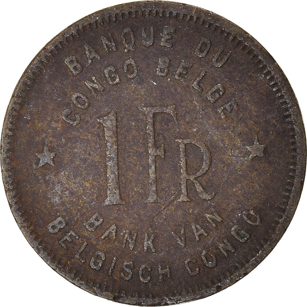 Coin, Belgian Congo, Franc, 1944