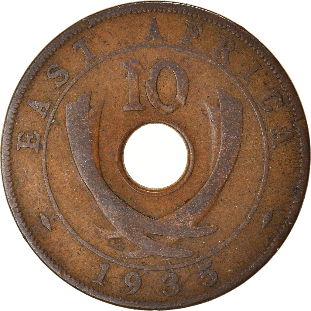 Coin, EAST AFRICA, 10 Cents, 1935