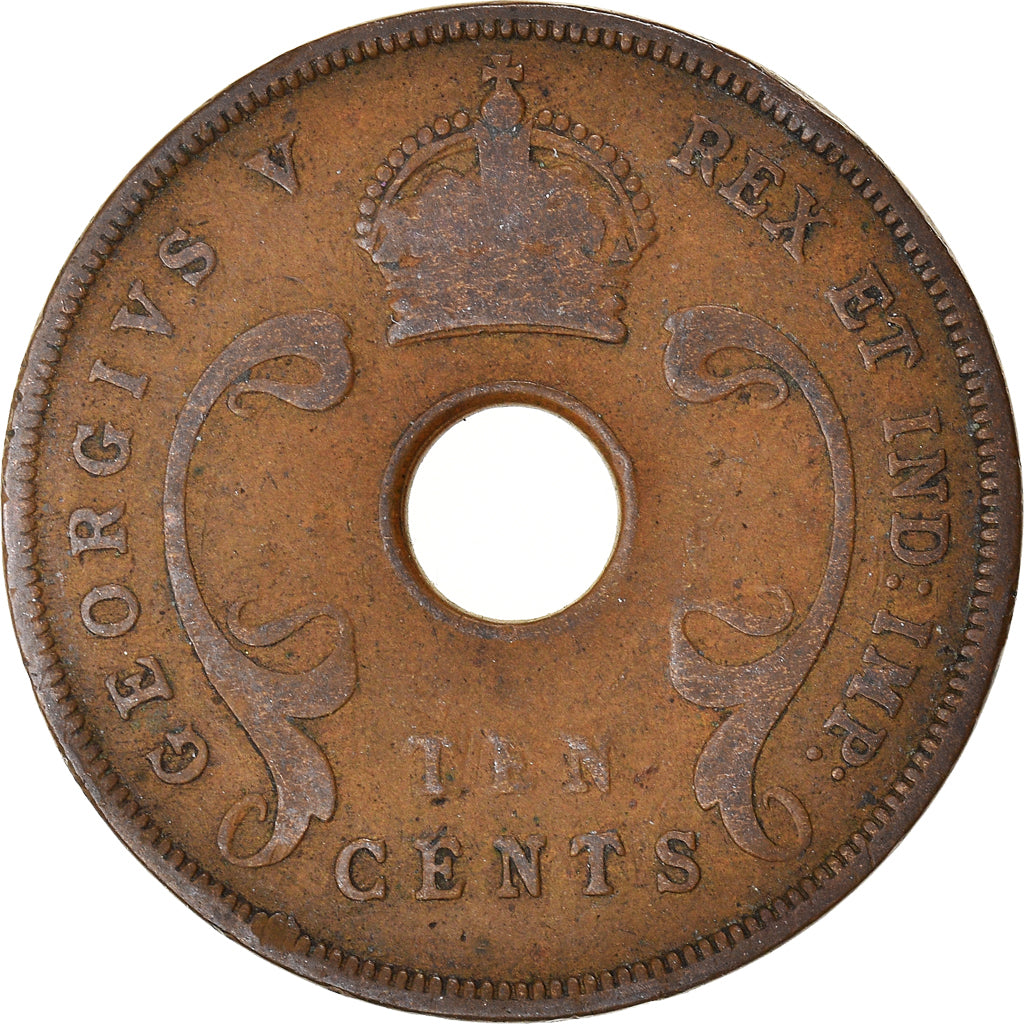 Coin, EAST AFRICA, 10 Cents, 1935