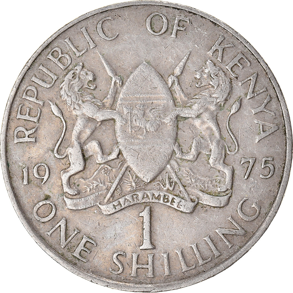 Moeda, Quénia, Shilling, 1975