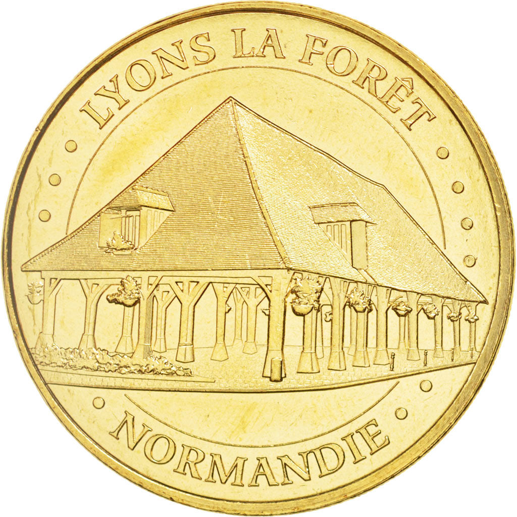 Francia, Token, Tourist Token, 27/ Lyons-la-Forêt - Les Halles, 2015, Monnaie