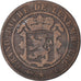 Moeda, Luxemburgo, 10 Centimes, 1854