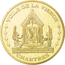 France, Jeton, Tourist Token, 28/ Voile de la Vierge - Chartres, 2015, Monnaie