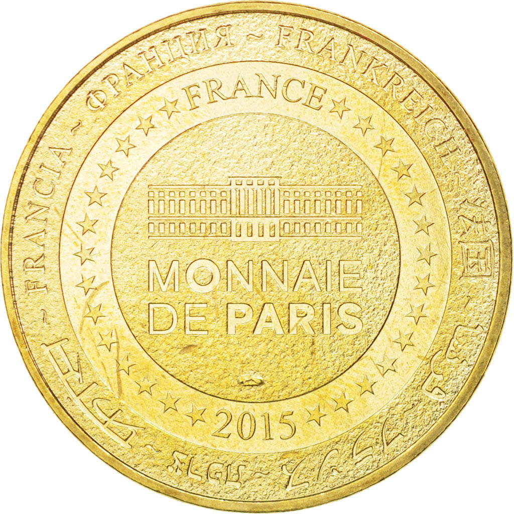 France, Jeton, Tourist Token, 28/ Voile de la Vierge - Chartres, 2015, Monnaie