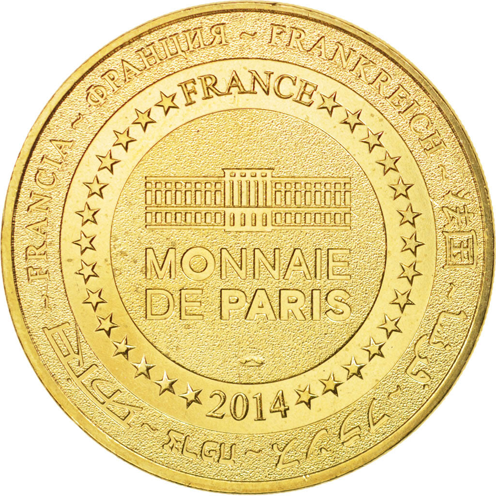 Francia, Token, Tourist Token, 28/ Notre-Dame du Pilier - Buste, 2014, Monnai...