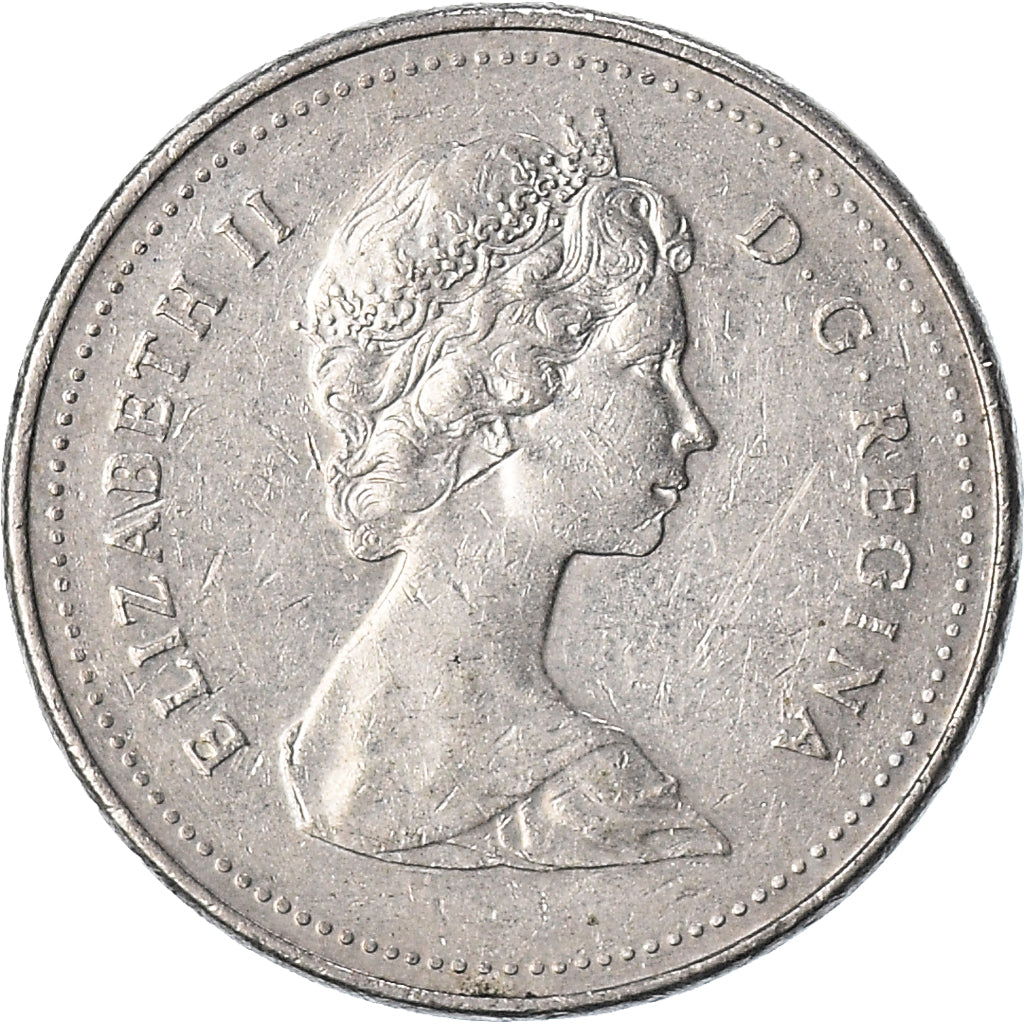 Moneda, Canadá, 5 Cents, 1984