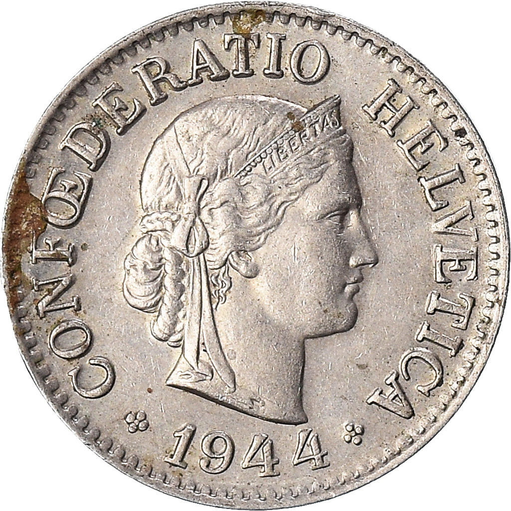 Monnaie, Suisse, 10 Rappen, 1944