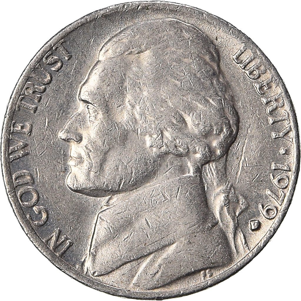Monnaie, États-Unis, 5 Cents, 1979