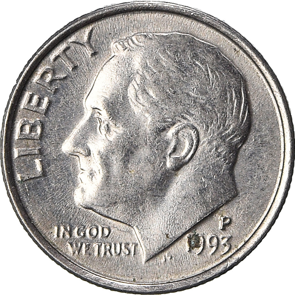 Moeda, Estados Unidos da América, Dime, 1993