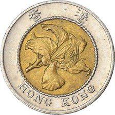 Münze, Hong Kong, 10 Dollars, 1994