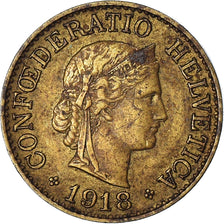 Monnaie, Suisse, 10 Rappen, 1918