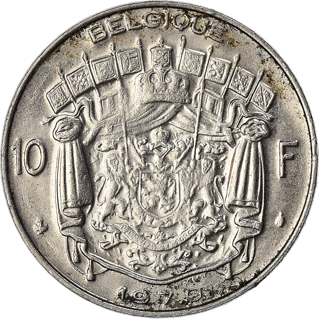 Moneta, Belgio, 10 Francs, 10 Frank, 1979