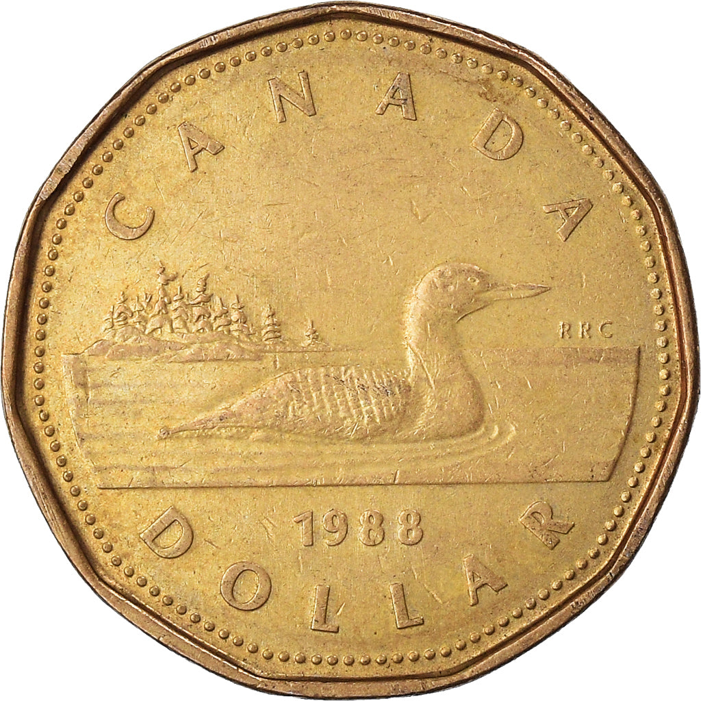 Monnaie, Canada, Dollar, 1988