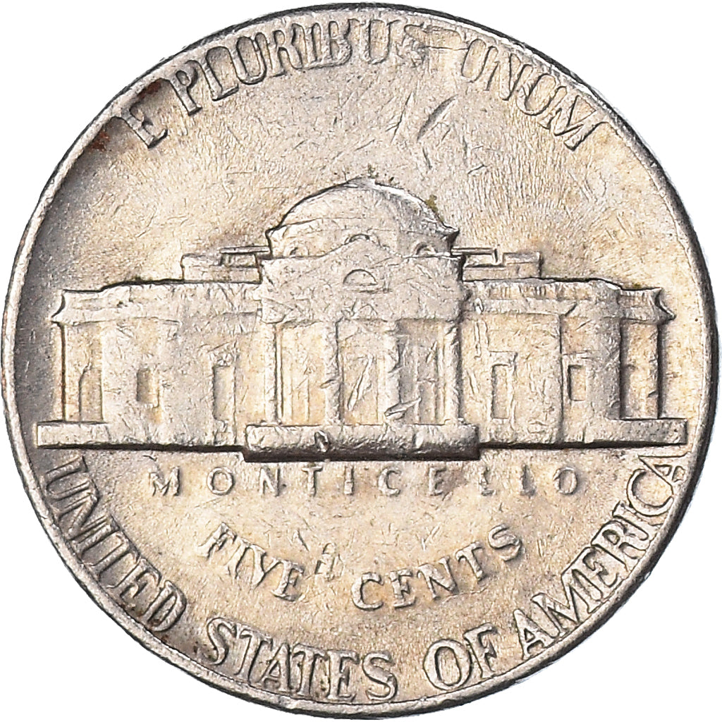 Coin, United States, 5 Cents, 1975
