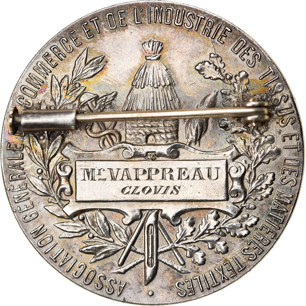 France, Medal, Associations Générale des Tissus et Matières Textiles