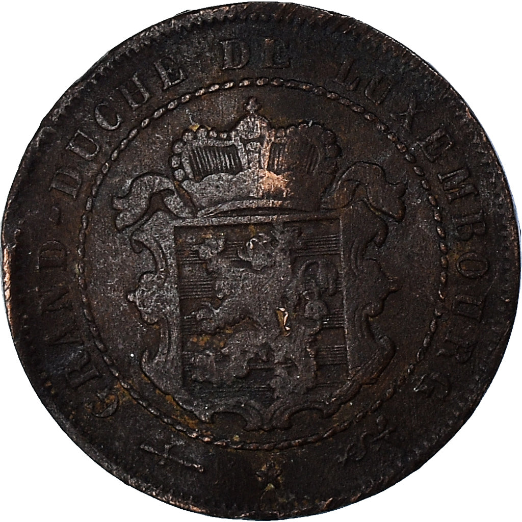 Coin, Luxembourg, 2-1/2 Centimes, 1854
