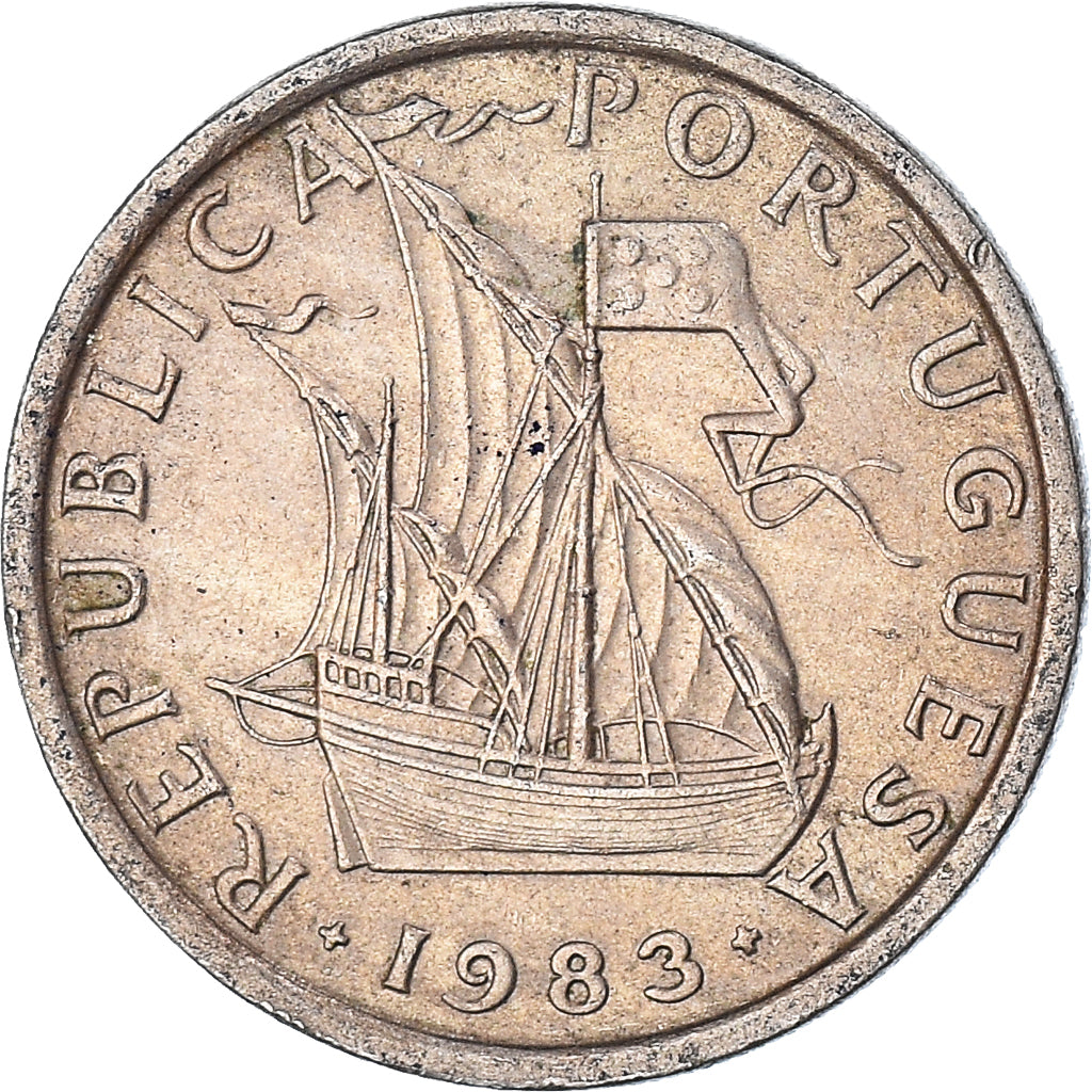 Coin, Portugal, 5 Escudos, 1983