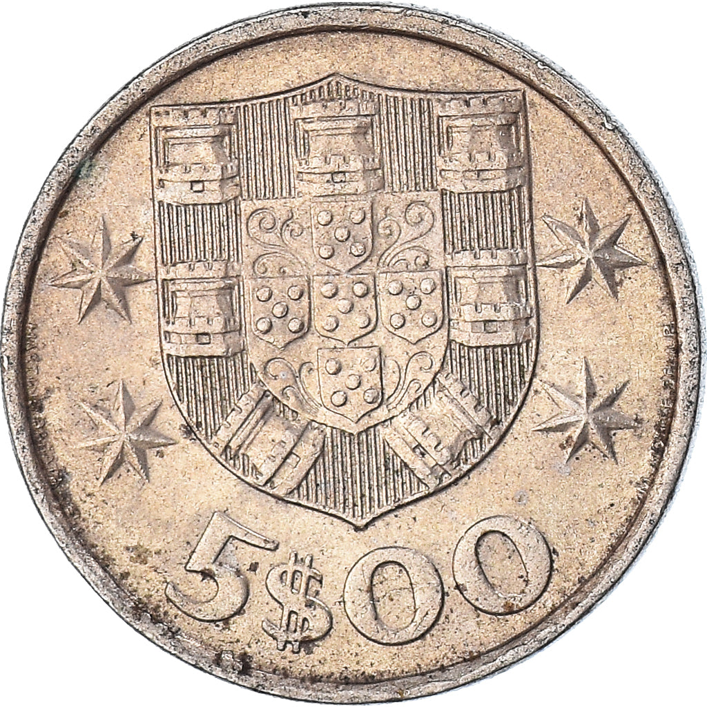 Coin, Portugal, 5 Escudos, 1983