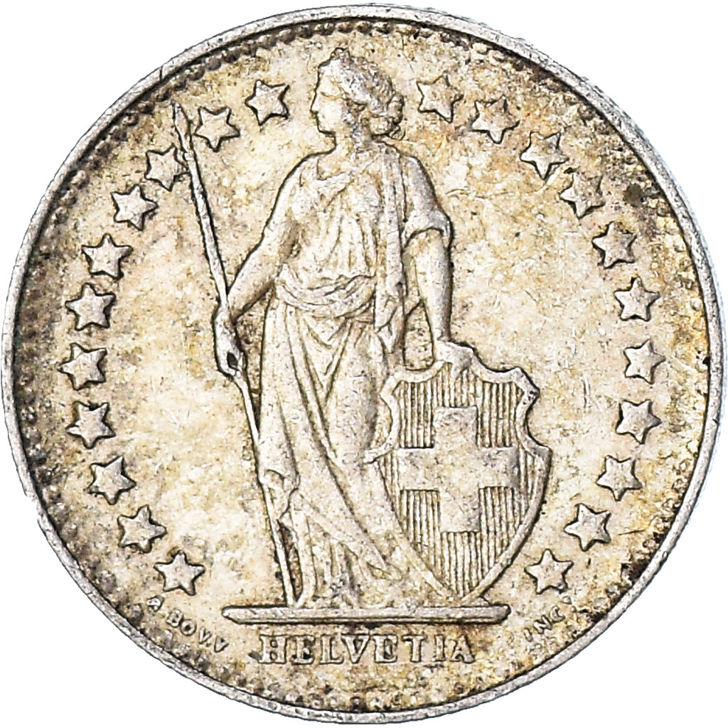 Coin, Switzerland, 1/2 Franc, 1934