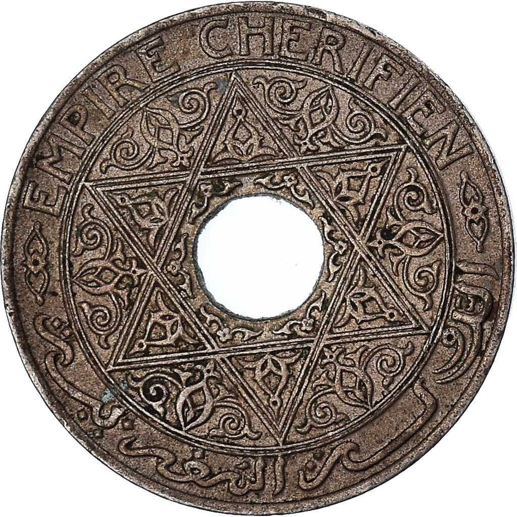 Moneta, Marocco, 25 Centimes, 1921