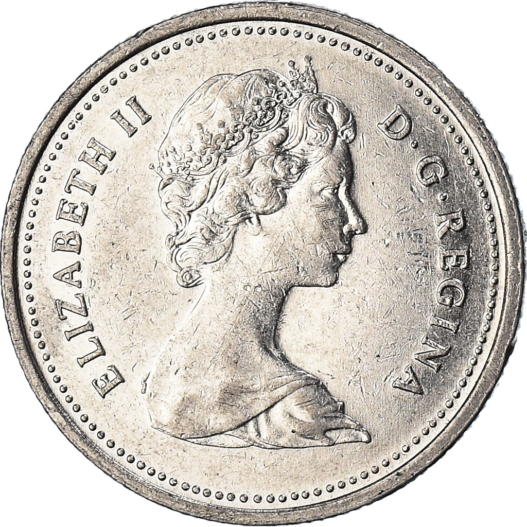 Moneda, Canadá, 25 Cents, 1985