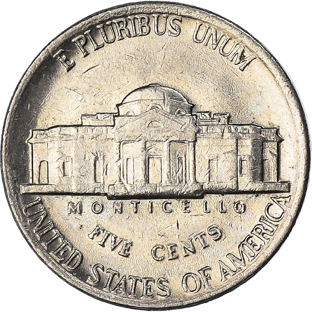 Coin, United States, 5 Cents, 1985