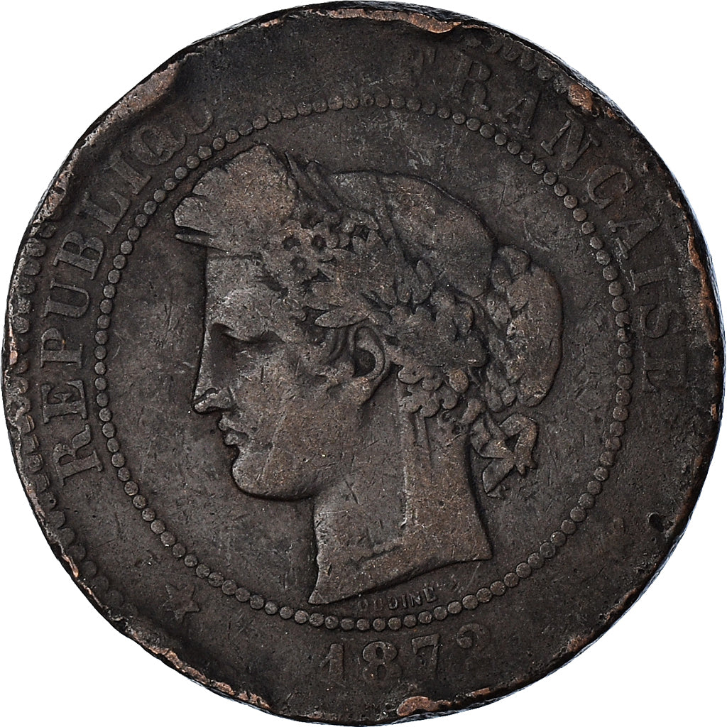 Moneta, Francia, 10 Centimes, 1872