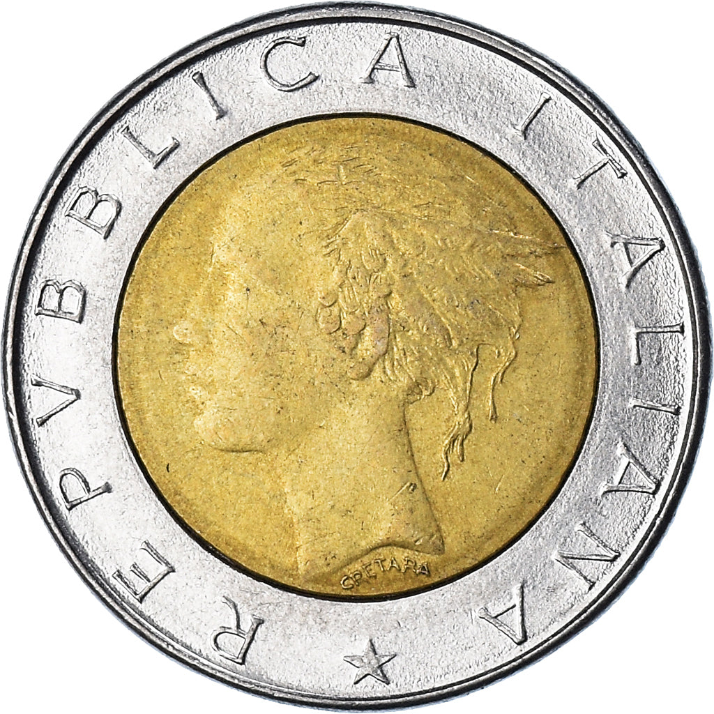 Coin, Italy, 500 Lire, 1984
