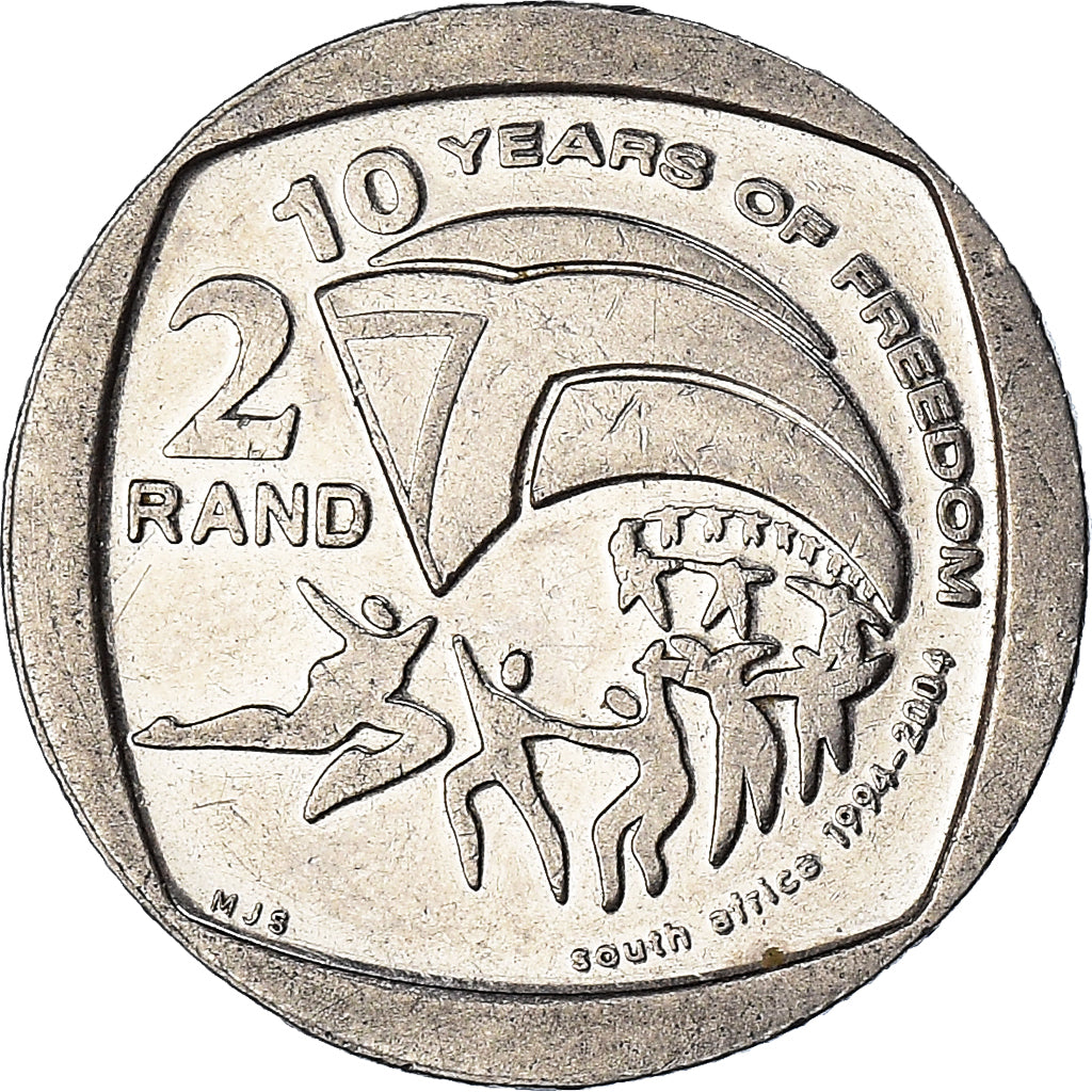 Coin, South Africa, 2 Rand, 2004