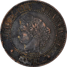 Coin, France, 2 Centimes, 1878