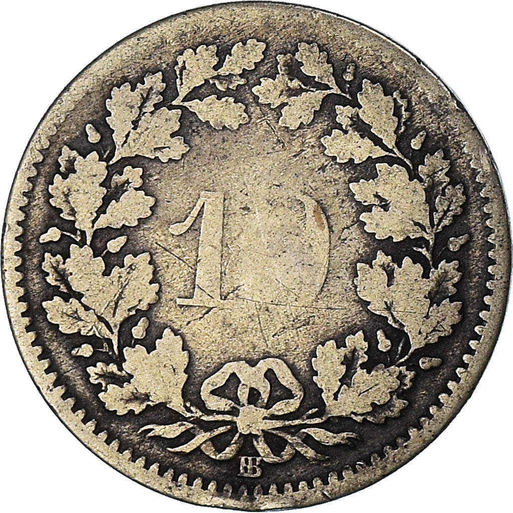 Moneta, Svizzera, 10 Rappen, 1850
