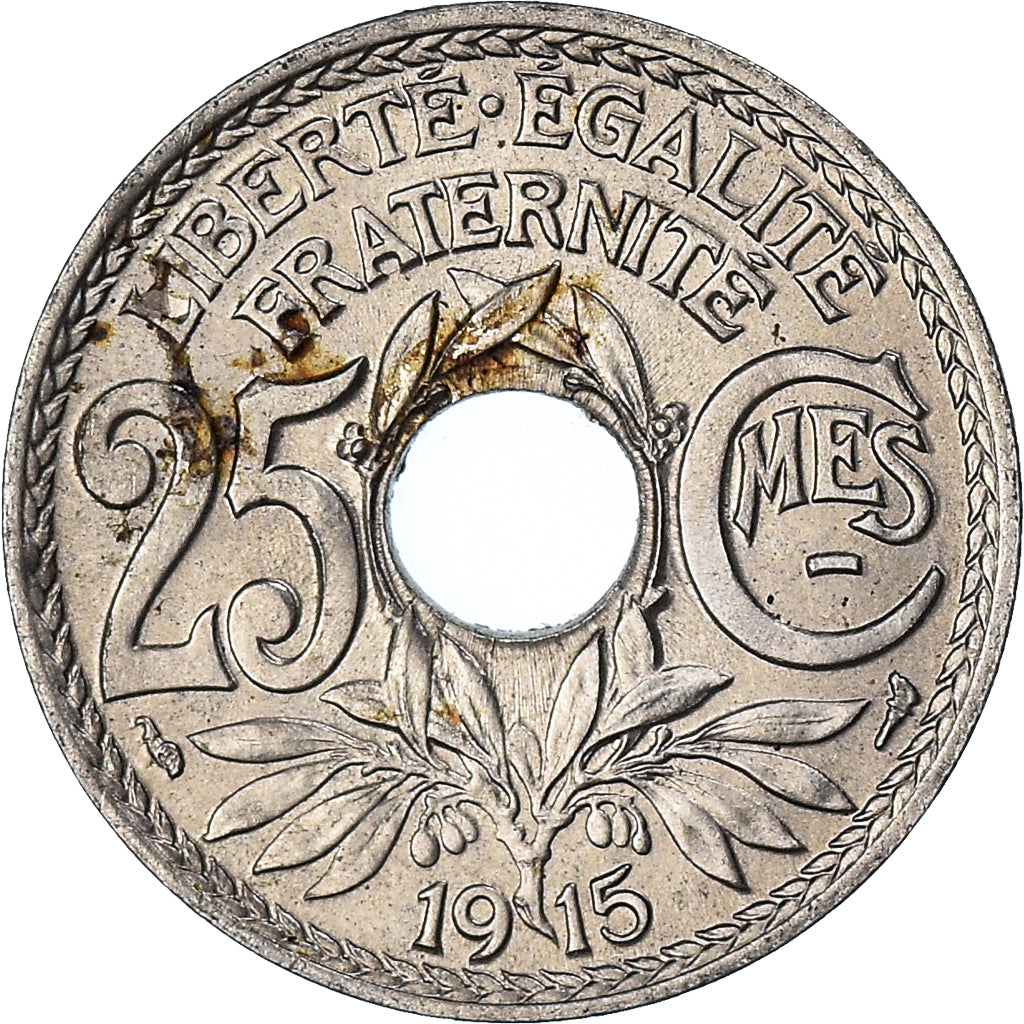 Münze, Frankreich, 25 Centimes, 1915