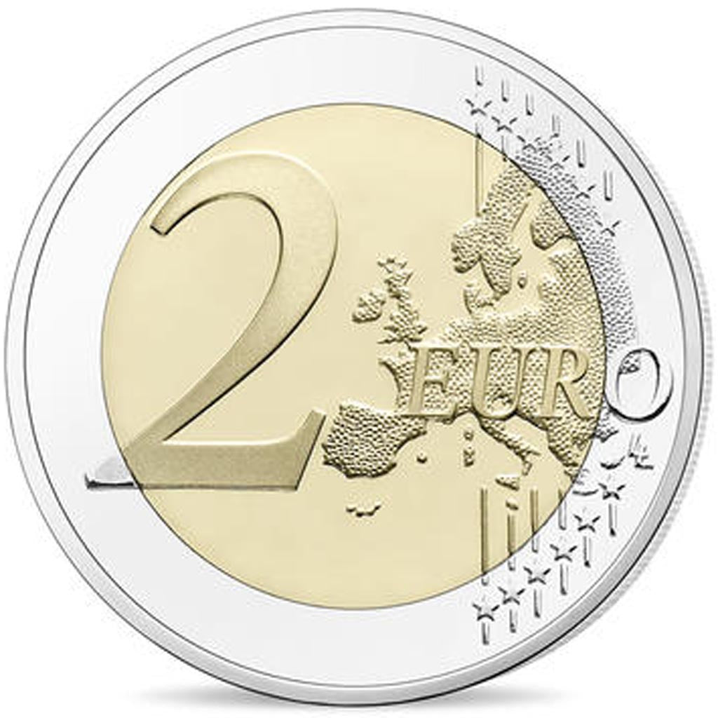 Francia, 2 Euro, 2015, FDC, Bimetallico
