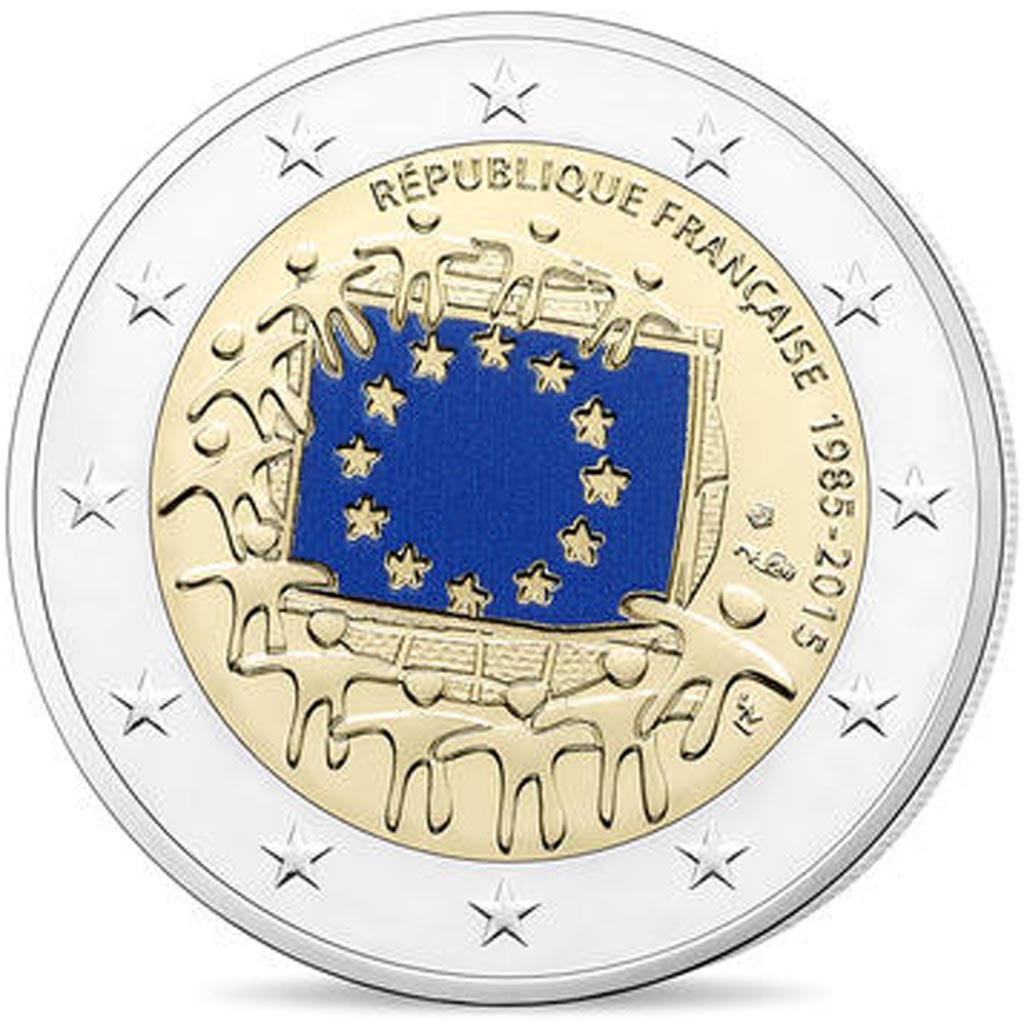 Francia, Monnaie de Paris, 2 Euro, 2015, FDC, Bimetallico