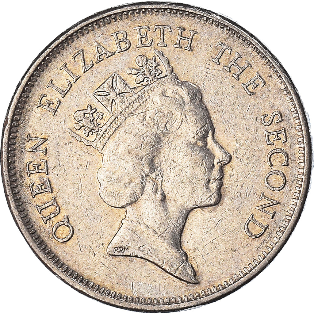 Münze, Hong Kong, Dollar, 1992